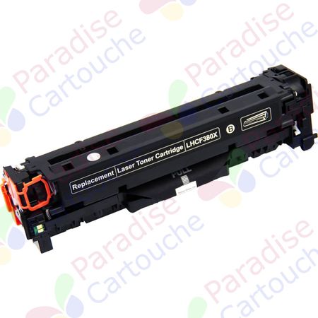 HP 312X (CF380X) toner compatible noir haute capacité (Paradise Cartouche)