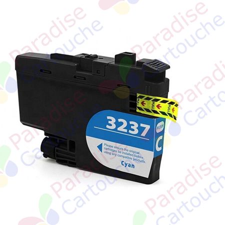 Brother LC3237C cartouche d'encre compatible cyan super haute capacité (Paradise Cartouche)