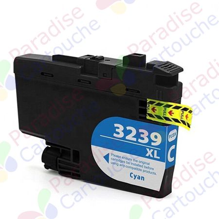 Brother LC3239C cartouche d'encre compatible cyan ultra haute capacité (Paradise Cartouche)