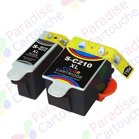 Samsung M210 & C210 ensemble de 2 cartouches d'encre compatibles haute capacité (Paradise Cartouche)