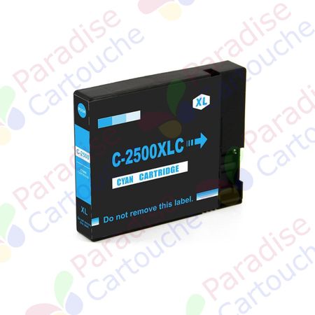 Canon PGI-2500XLC cartouche d'encre compatible cyan haute capacité (Paradise Cartouche)