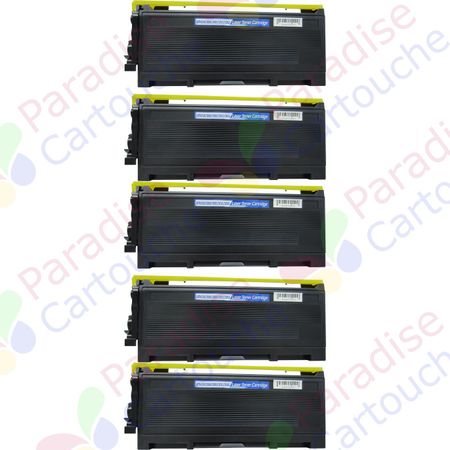 Brother TN2000 ensemble de 5 toner compatibles noir (Paradise Cartouche)