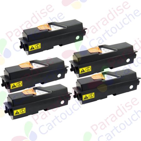 Kyocera TK-130 ensemble de 5 toner compatibles (Paradise Cartouche)