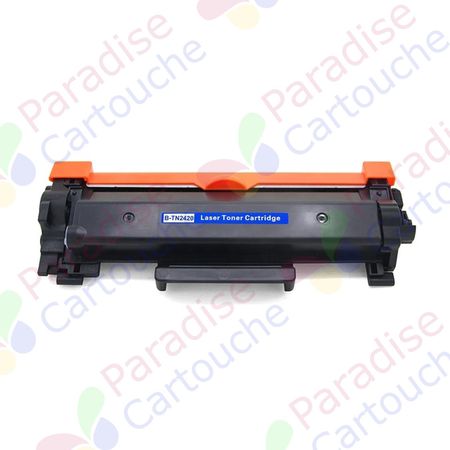 Brother TN2420 toner compatible noir haute capacité (Paradise Cartouche)